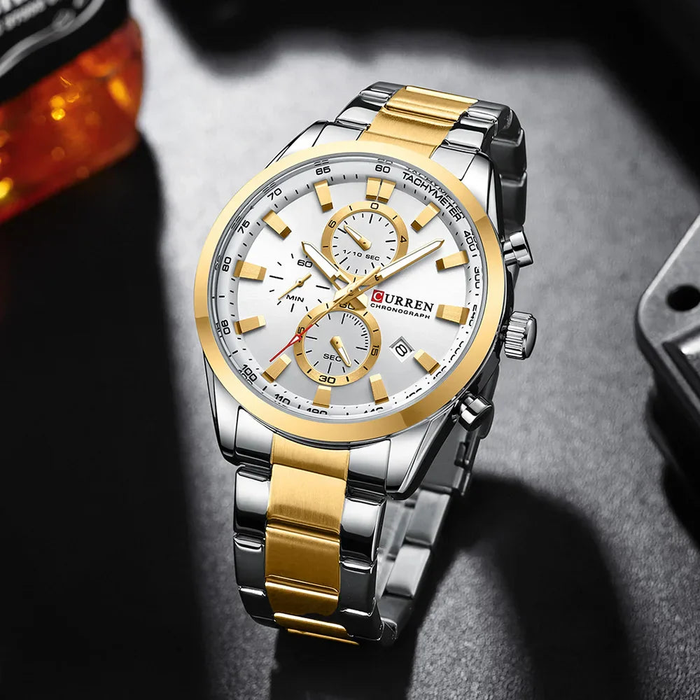 CURREN Stainless Steel 8445