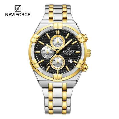 8042 Luxury Steel Watch