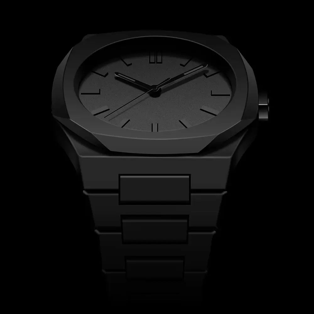 Aura Black Arabic Dial Watch – Luxury Men’s Timepiece with Timeless Elegance