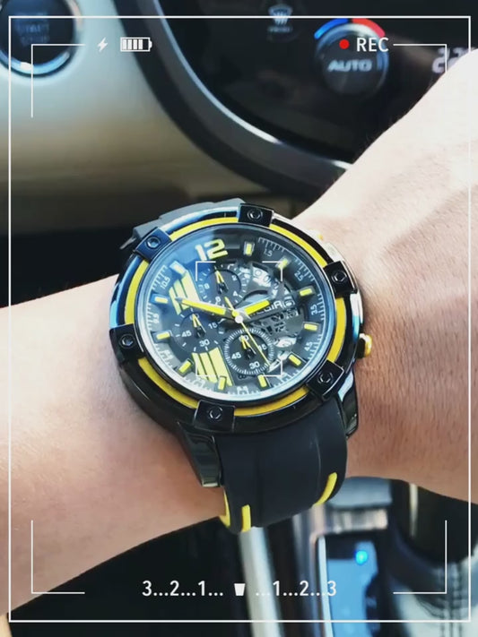 "Redefine your presence with our Elegant Premium Men’s Watch."